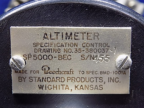 STANDARD PRODUCTS INC - INDICATOR - ALTIMETER ID111435