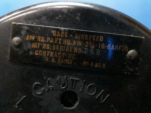 EDO-AIRE AIRSPEED INDICATOR ID69818