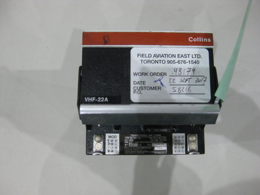 622-6152-011 VHF-22A VHF COMM TRANSCEIVER