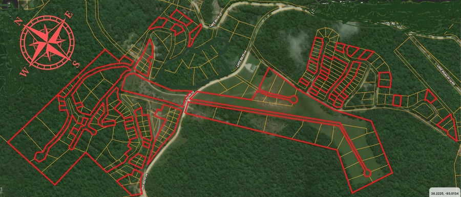 59 ACRES OF LAKE OF THE OZARKS, MO LAND WITH GRASS AIRSTRIP