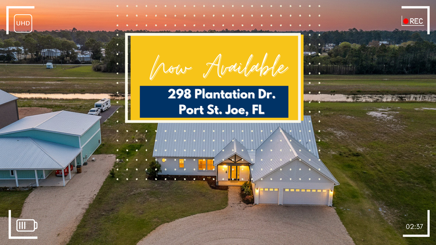 A PILOT’S DREAM: CUSTOM HOME W/DEEDED RUNWAY ACCESS AT COSTIN AIRPORT A51 PORT ST. JOE, FL