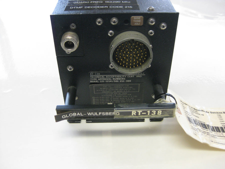 400-0102-001 RT-138 FM TRANSCEIVER