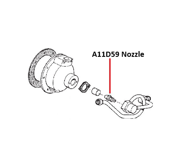 A11D59 NOZZLE, HEATER