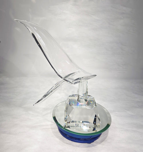 OPTICAL CRYSTAL GLASS SPLIT WINGLET "SCIMITAR"