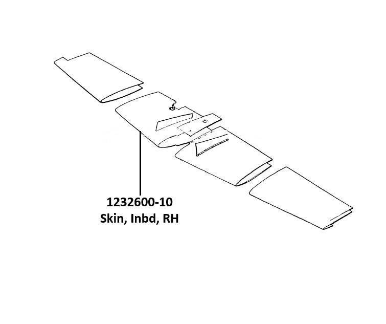 1232600-10 SKIN, STABILIZER INBD RH
