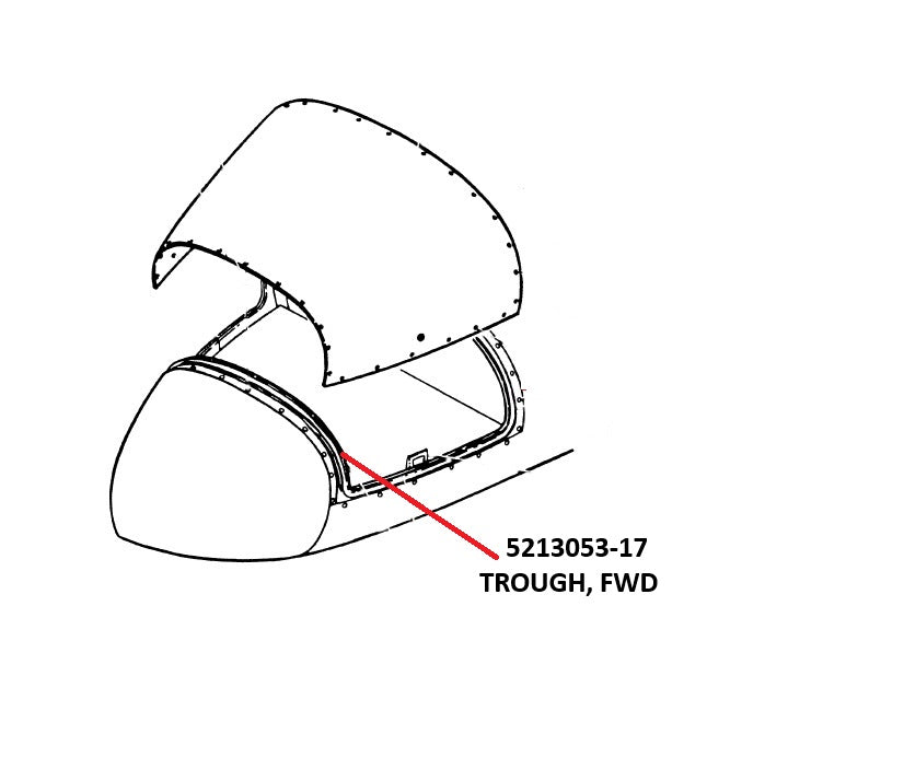 5213053-17 TROUGH, FWD