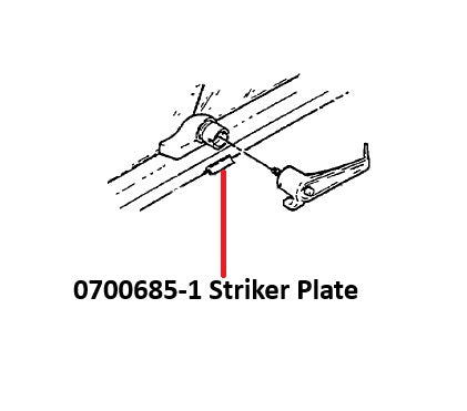 0700685-1 STRIKER PLATE