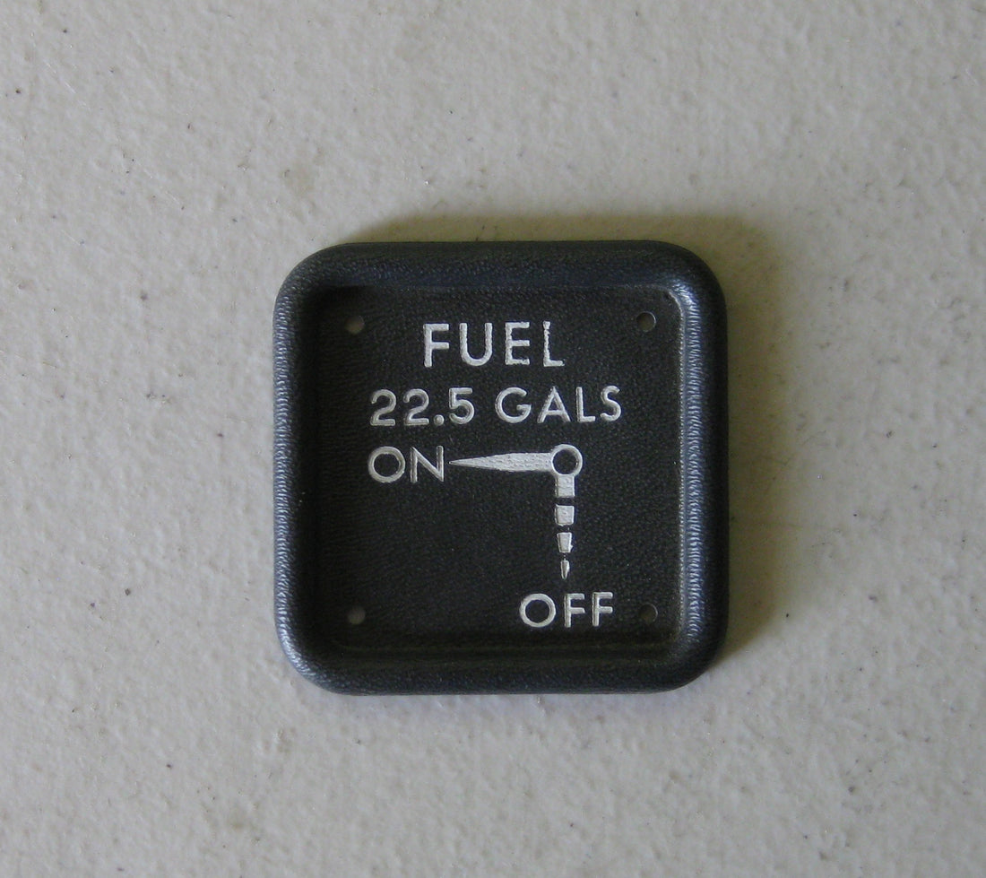0410218-10 PLATE, FUEL ON / OFF