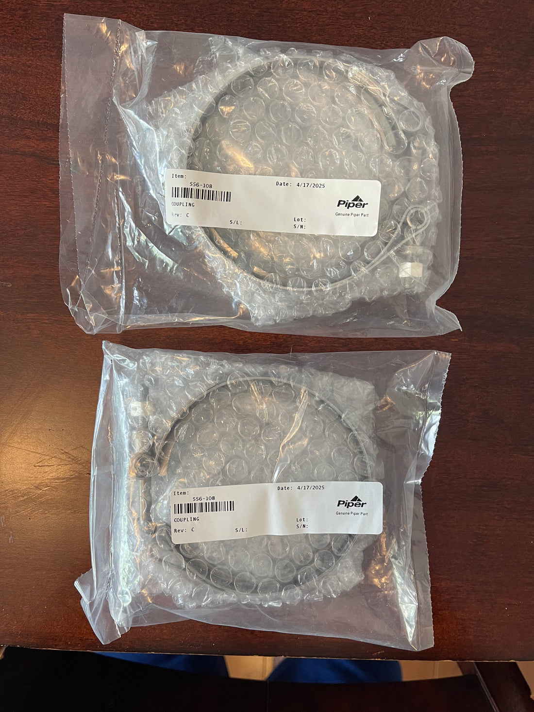 PIPER 556-108 TURBO EXHAUST COUPLINGS (PAIR)