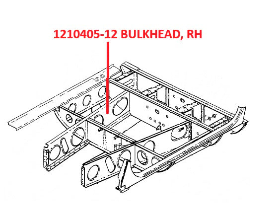 1210405-12 BULKHEAD, RH
