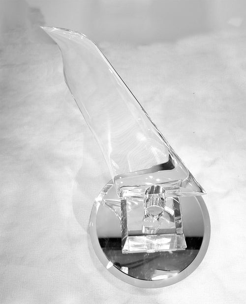 OPTICAL CRYSTAL GLASS SPLIT WINGLET "SCIMITAR"