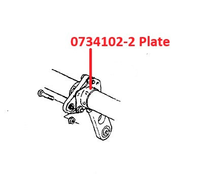 0734102-2 TORQUE TUBE END PLATE
