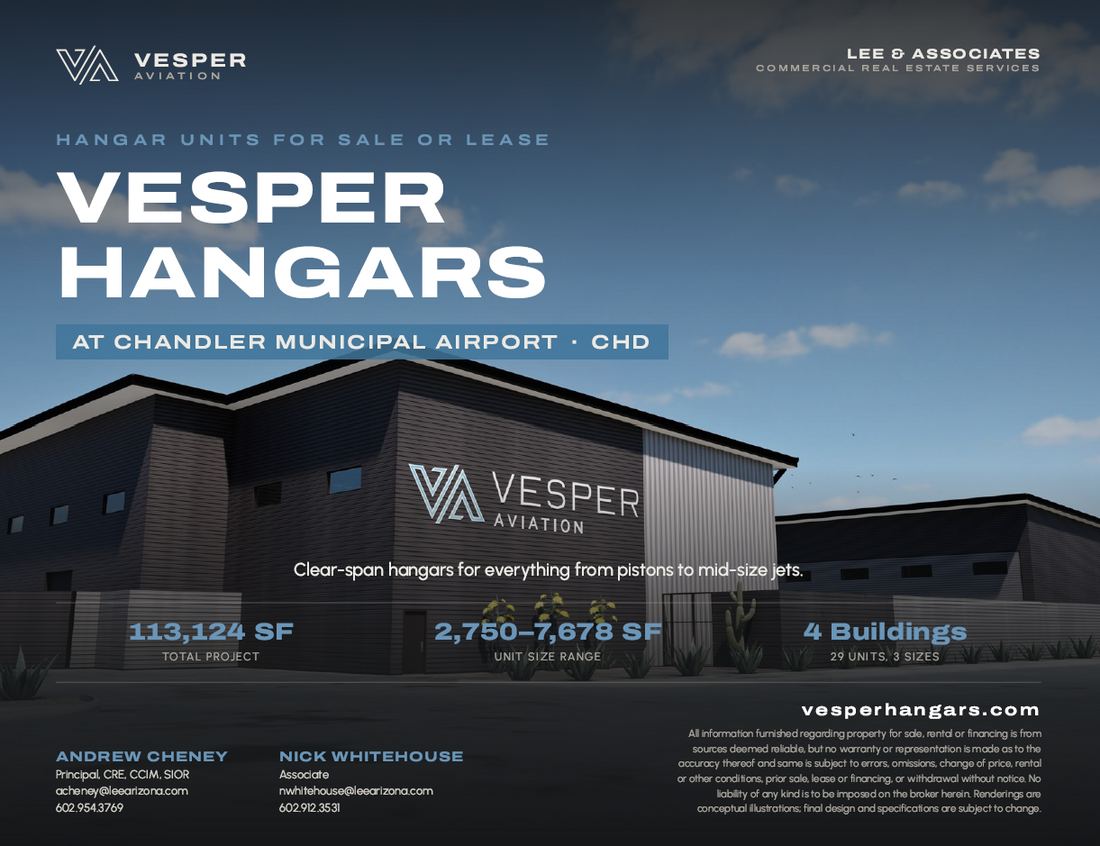 VESPER HANGARS – PREMIER CAMPUS AT CHANDLER AZ (CHD)