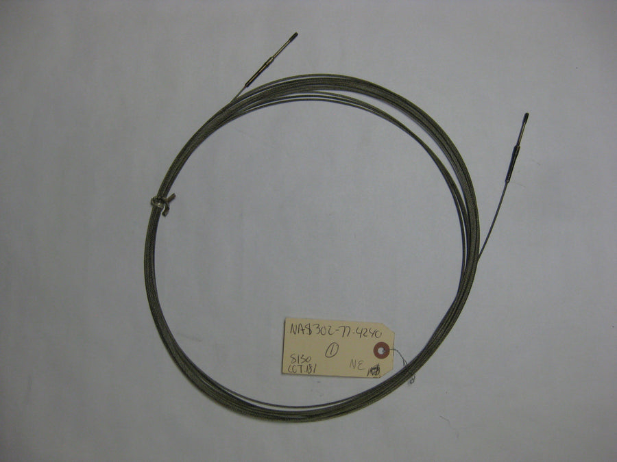 NAS302-77-4240 FWD RUDDER TRIM CABLE ASSEMBLY