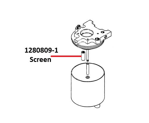 1280809-1 SCREEN ASSEMBLY