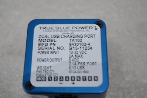 6430102-4 DUAL USB PORT ASSEMBLY