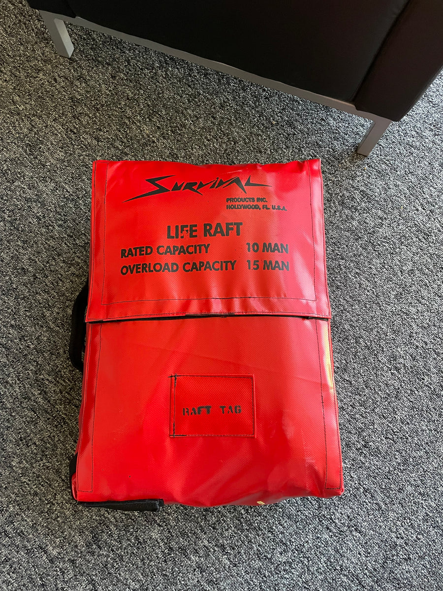 10-PERSON SURVIVAL PRODUCTS LIFE RAFT FAA TSO 70A