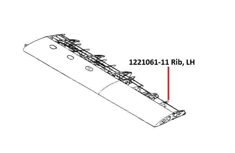 1221061-11 RIB, LH
