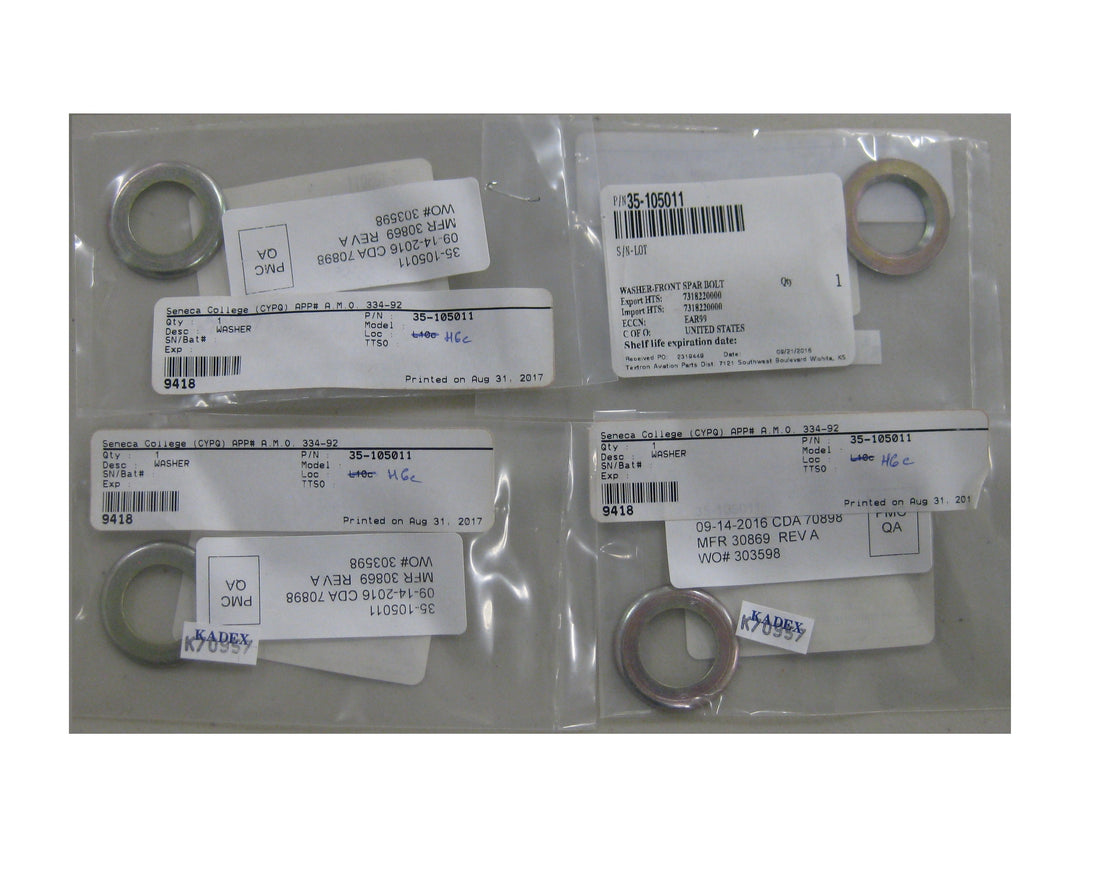35-105011 WASHER, FRONT SPAR BOLT