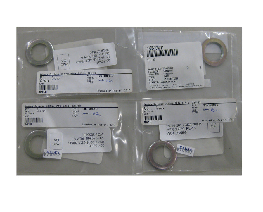 35-105011 WASHER, FRONT SPAR BOLT