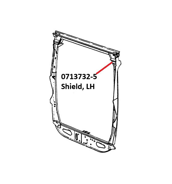 0713732-5 SHIELD, LH