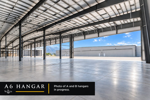 New Corporate Hangar at KSPK | 80' × 95' + Private Amenity Suite