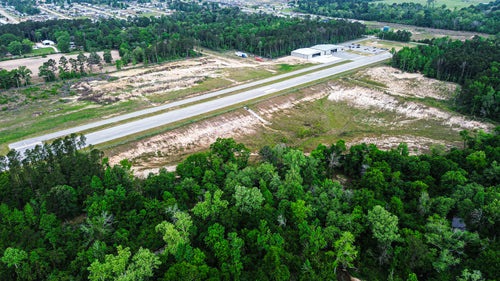 OPERATIONAL AIRFIELD AND HANGARS