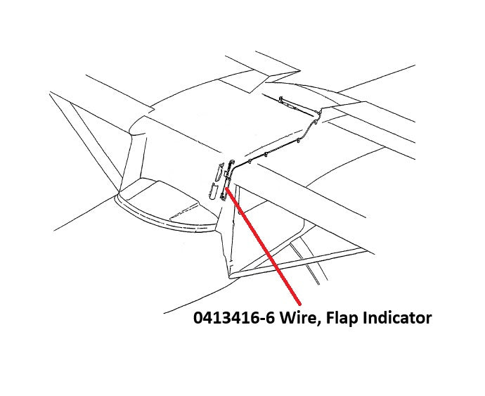 0413416-6 WIRE, FLAP INDICATOR