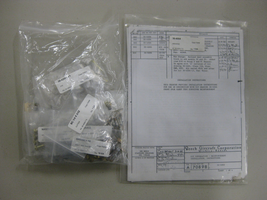 36-4004-7S FRONT SPAR CARRY THRU KIT